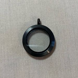 Origami Owl NEW Medium Matte Black Locket